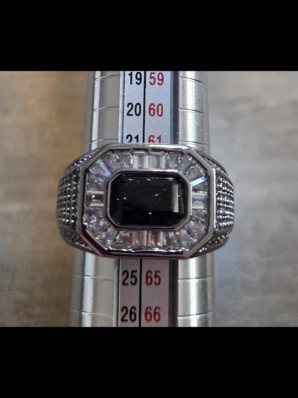 Black Untamed Ring Size 10